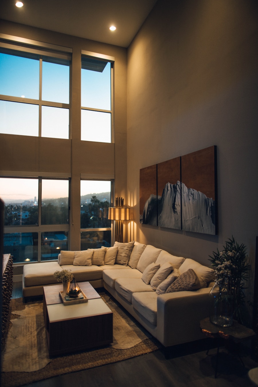 Elegant interior design detail
