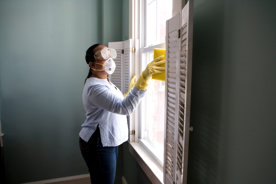 Home inspector checking property