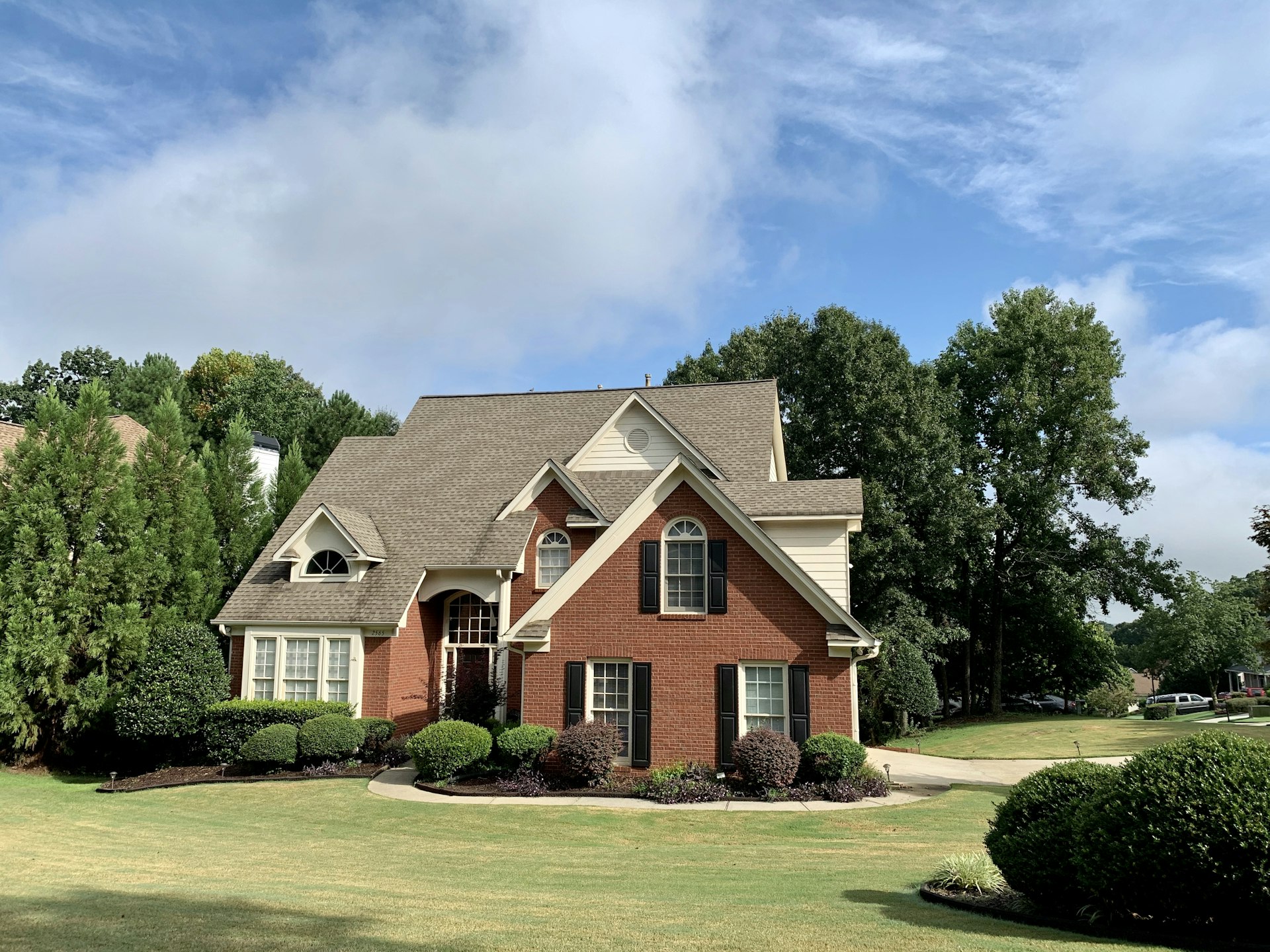 Beautiful home at golden hour