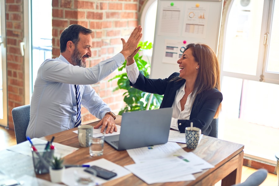 Professional reviewing financial planning documents