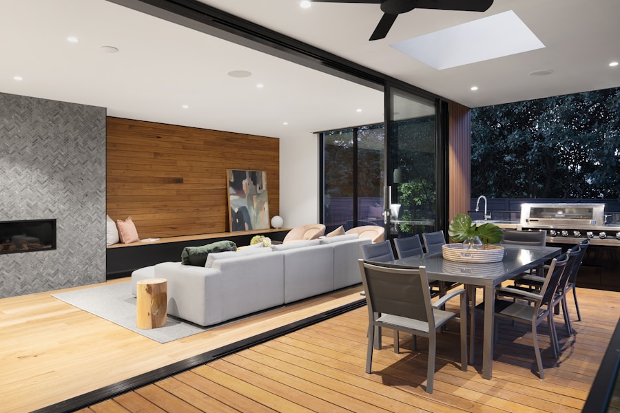 Modern home exterior